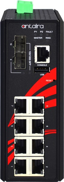 Antaira announces 10-Port Industrial Managed Switches