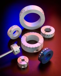 Rotary encoder collars from Stafford come in custom sizes and targets