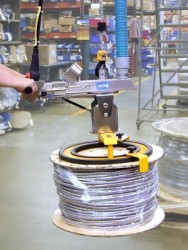 Anver releases Vacuum-hoist lifter that stacks spools and reels to the sky