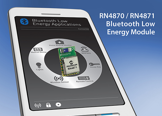 Microchip Technology announces RN4870 and RN4871 Bluetooth devices