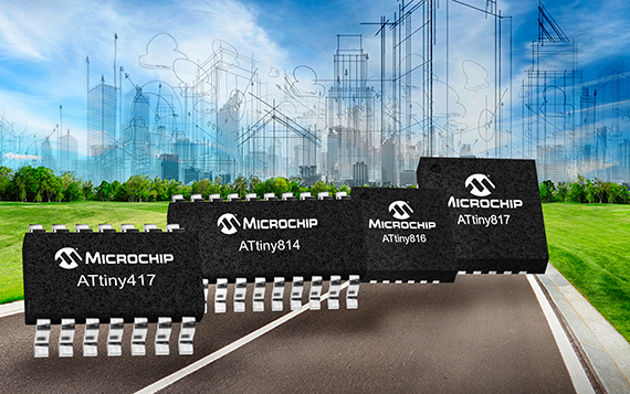 Microchip Technology releases ATtiny817/816/814/417 microcontroller devices