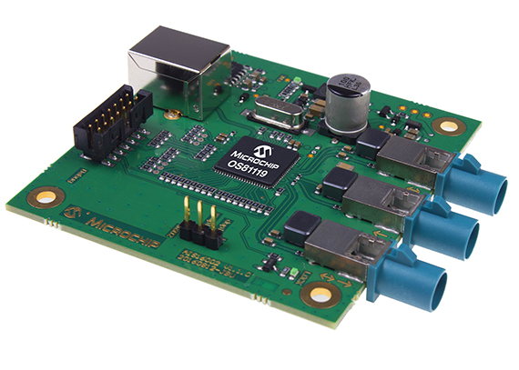 Microchip Technologies introduces MOST150 Dual Network Port INIC OS81119