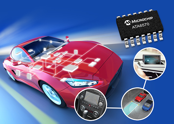 Microchip Technology introduces ATA65XX family of CAN transceivers