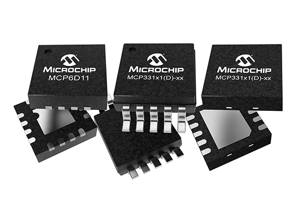 Microchip Technology announces MCP331x1(D)-xx family of SAR ADCs with companion MCP6D11 differential amplifier