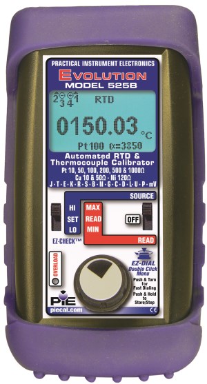 Thumbnail for PIE announces 525B Thermocouple and RTD calibrator.