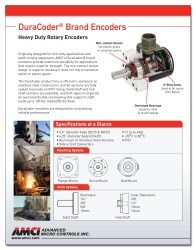 AMCI adds networking to Rotary Encoders