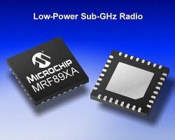 Microchip Technology announces MRF89XA wireless transceiver
