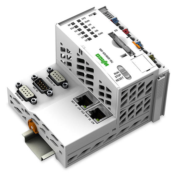 WAGO introduces the PFC200 750-8208 PLC with PROFIBUS DP Master interface port