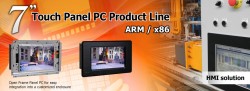 DFI introduces 7” Panel PCs