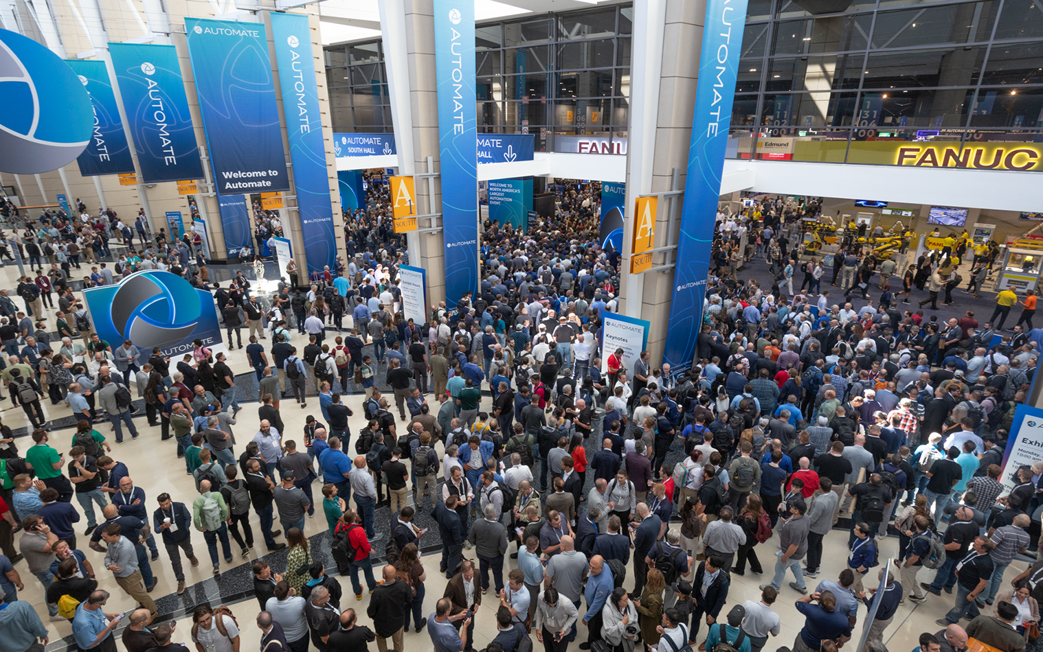 Feature Image for A3’s Automate 2026 Breaks Records as Demand for Robotics, AI and Automation Grows