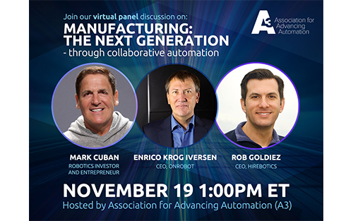 Entrepreneur Mark Cuban Joins OnRobot and Hirebotics CEOs to Discuss the Future of Manufacturing