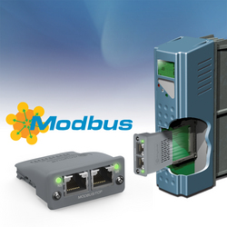 HMS releases 2-port Anybus Modbus TCP module