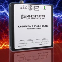 Thumbnail for ACCES I/O Products introduces USB3-104-HUB 4-port USB 3.1 hub