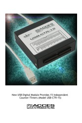 New USB Digital Module provides fifteen independent counter/timers