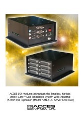 ACCES I/O announces NANO I/O Server Core Duo