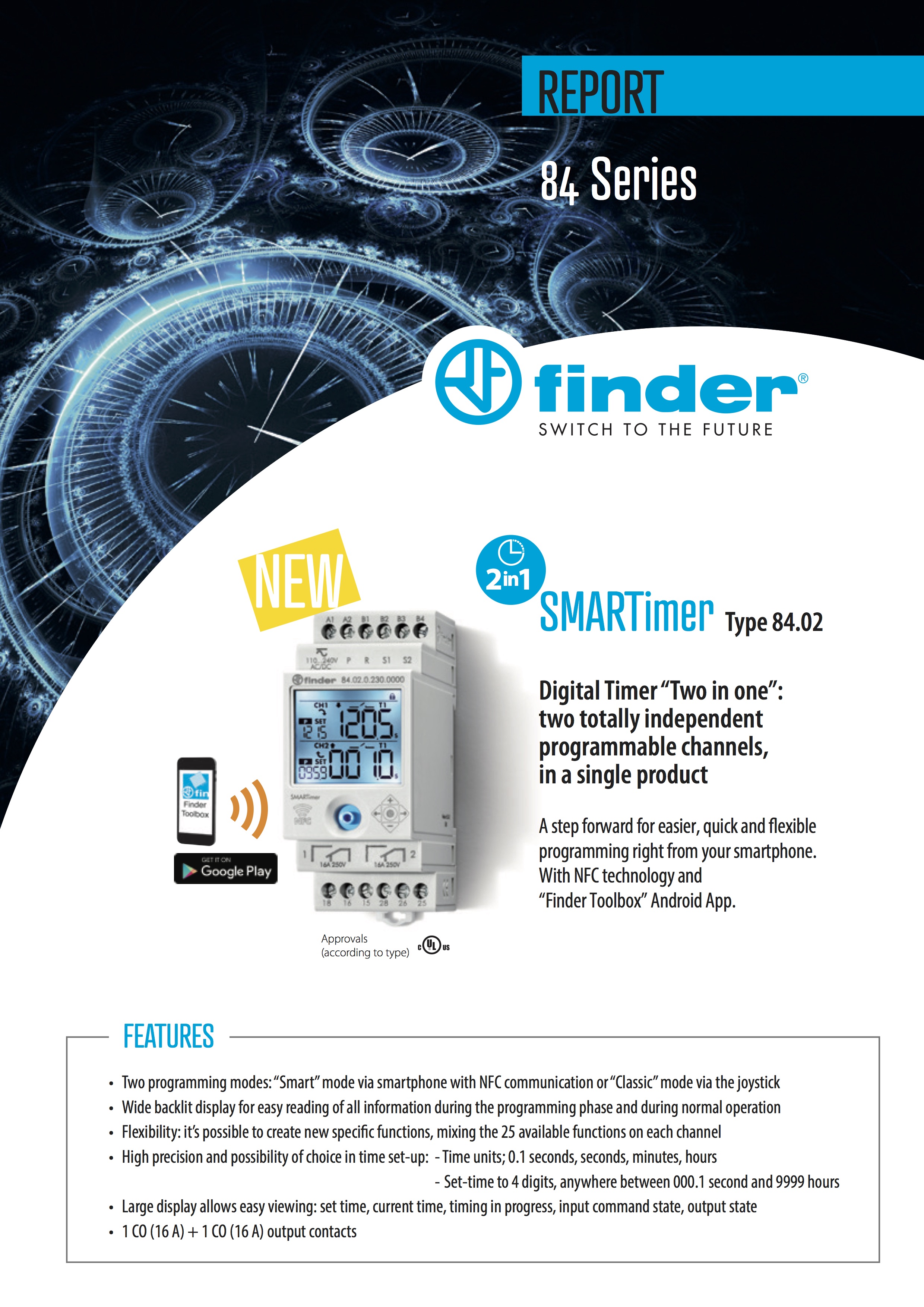 Thumbnail for Finder Relays Introduces the SMARTimer
