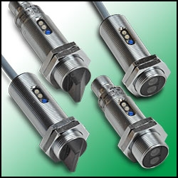 New models of 18mm Metal Photoelectric Sensors. Prices start at $33.