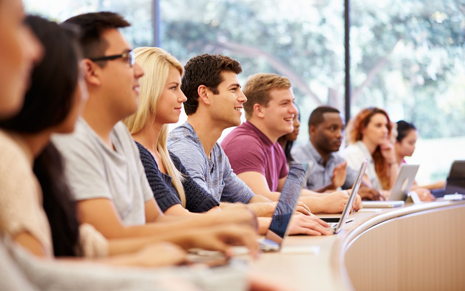 Students learning in classroom setting