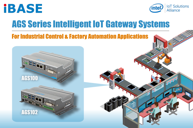 IBASE introduces AGS100 and AGS102 intelligent IoT gateway systems