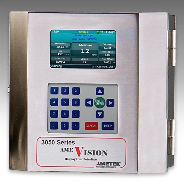 AMETEK Process Instruments introduces 3050 series of moisture analyzers