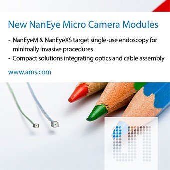 ams releases NanEyeM and NanEyeXS image sensors