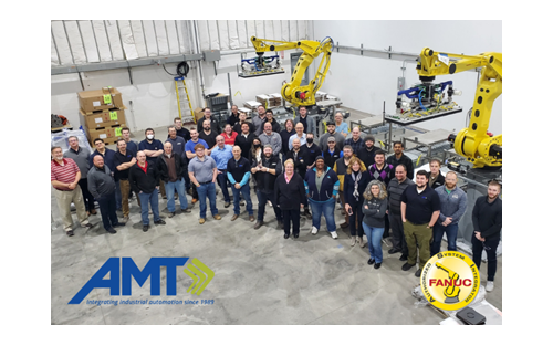 Applied Manufacturing Technologies Recognized by FANUC America for Outstanding Robot Sales