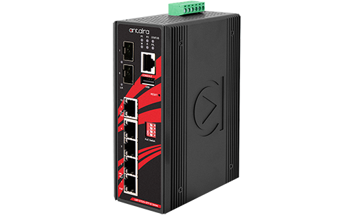 Antaira Releases New Industrial 7-Port Managed 802.3bt PoE Ethernet Switches