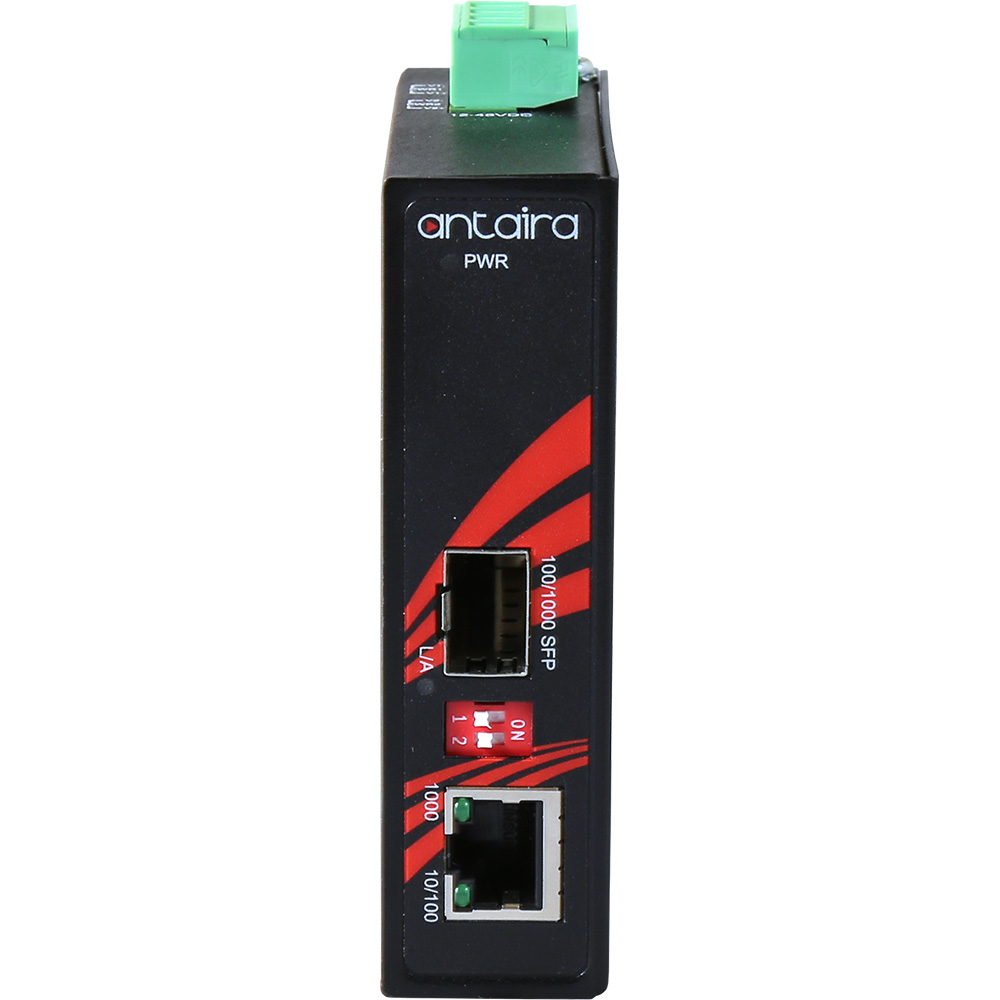 Thumbnail for Antaira introduces the IMC-C1000-SFP series Ethernet-to-fiber media converter