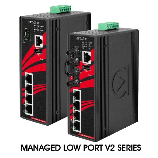 Antaira introduces managed low-port-count Version 2 (V2) hardware