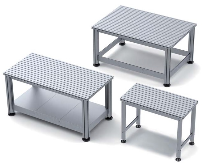 Isel USA announces AT series of industrial workbenches with T Slot table tops