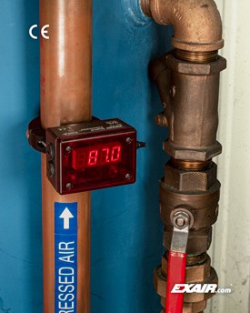 EXAIR introduces Pressure Sensing Digital Flowmeters