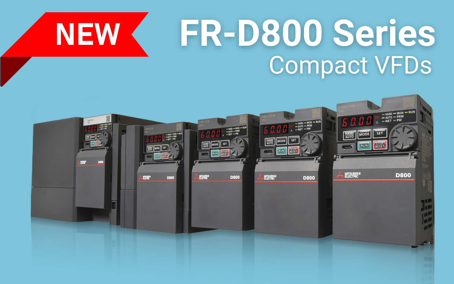 Feature Image for Smarter, Safer, Smaller: FR-D800 Series VFD