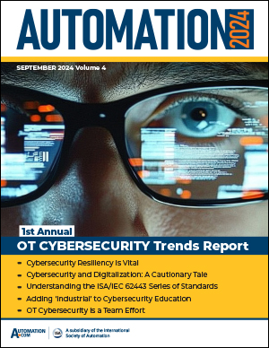 Thumbnail for AUTOMATION 2024: 1st Annual OT Cybersecurity Trends Report (September)
