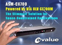 Avalue introduces ASM-CX700 Embedded computer