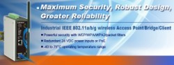 Moxa announces wireless AWK-3121 AP/Bridge/Client