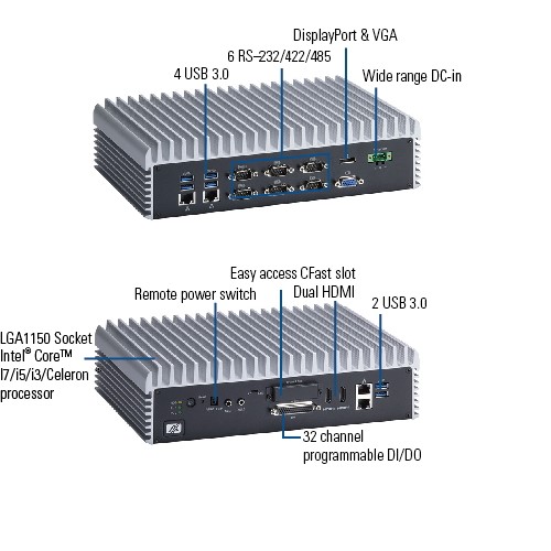 Axiomtek announces eBOX670-883-FL Embedded System