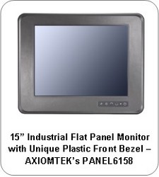 AXIOMTEK introduces PANEL6158 Flat Panel Monitor