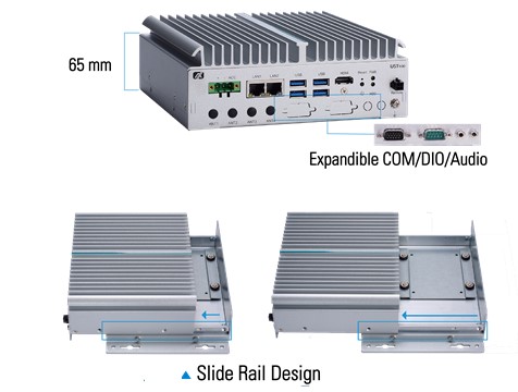 Axiomtek introduces UST100-504-FL fanless embedded system for in-vehicle edge computing and video analytics