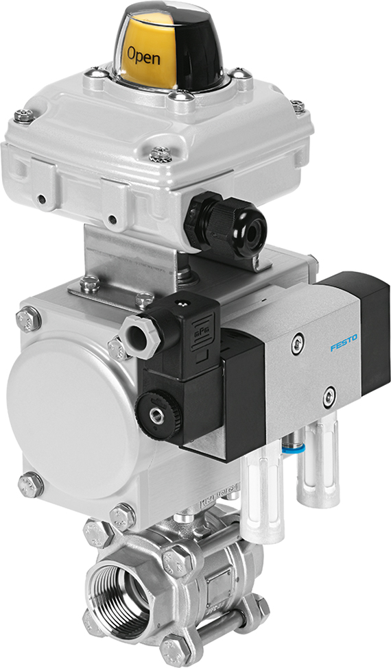 Festo introduces VZBE family of NPT ball valves