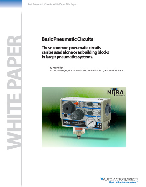 AutomationDirect releases Basic Pneumatic Circuits white paper