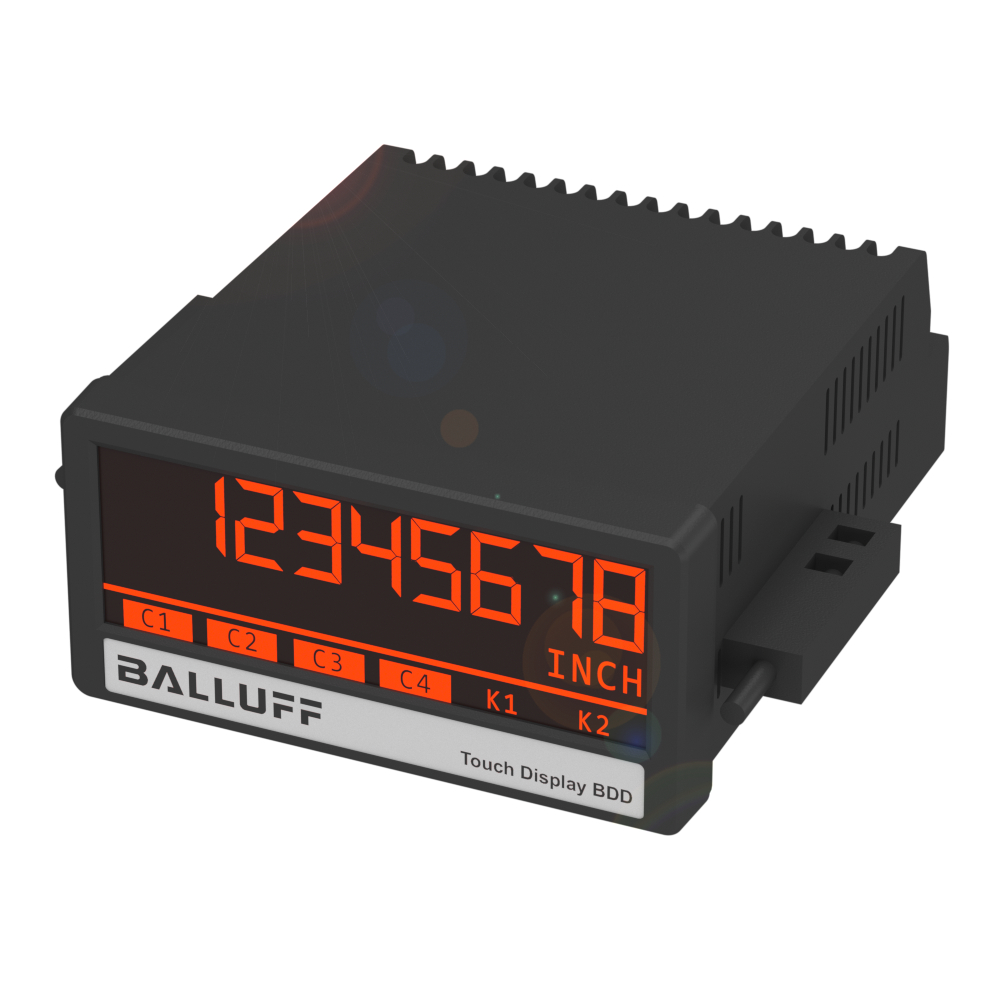 Balluff introduces series of touch-screen digital panel meters