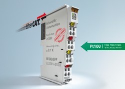 Beckhoff introduces EL3201-0020 temperature measurement terminal