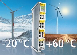 Beckhoff Introduces ET Bus Terminals for Extreme Climates