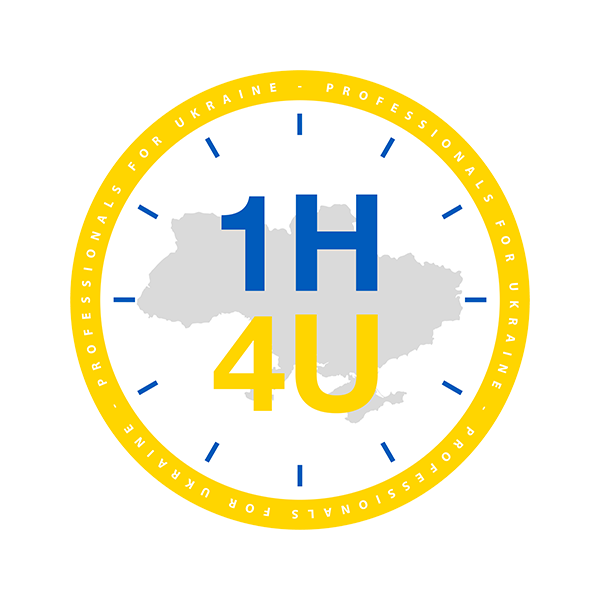 The 1H4U initiative encourages employees to donate 1 hour of labor and their company to provide a matching monetary donation to the Association of Industrial Automation of Ukraine.