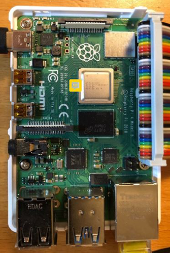 The OPC UA IIoT Starter Kit available on GitHub includes software to run on a Raspberry Pi or other Linux device with GPIO ports.