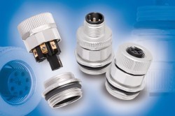 Binder adds Panel Mount Connectors with Screw Terminations