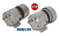 Bison gearmotors available With Failsafe Brakes
