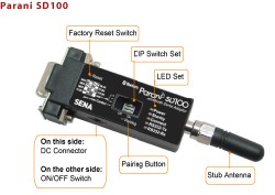 Bluetooth Serial Adapter from Sena Technologies replaces RS-232 Serial Cables