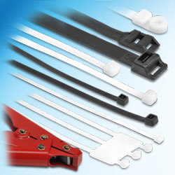 Cable Ties, Accessories and Tools; simple and convenient cable solutions