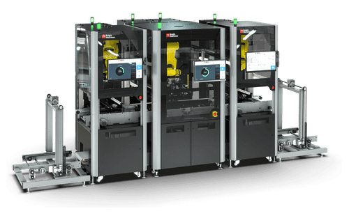 Bright Machines modular machines are used to create production lines to meet customer requirements.